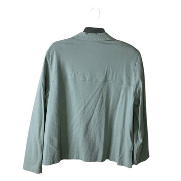 Nina Piccalino Shirt Vintage Womens L Butterfly Notched Button Up Casual Preppy - Picture 3 of 8